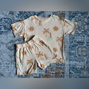 Zara Kids Palm Tree Print Set
